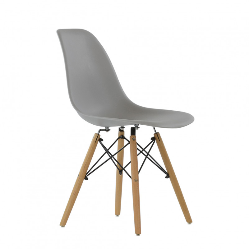 Стул Barneo N-12 WoodMold Eames style серый Стул Barneo N-12 WoodMold Eames style серый