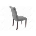 Стул деревянный Amelia dark walnut / fabric grey