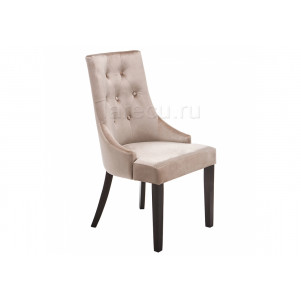 Стул деревянный Elegance dark walnut / fabric beige