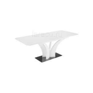 Стол стеклянный Horns 160 super white