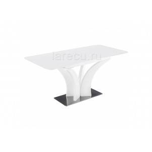 Стол стеклянный Horns 140 super white