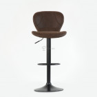 Барный стул Barneo N-86 Time / Black / VPU Brown Vintage коричневый винтаж PK970-18