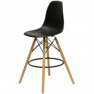 Барный стул Barneo N-11 LongMold Eames style черный